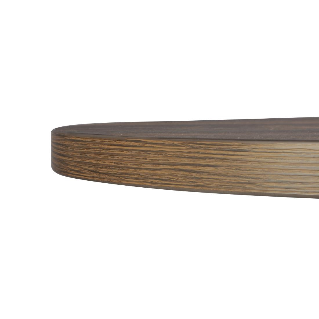 Bolero Complete Table Round Dark Wood Effect 600mm