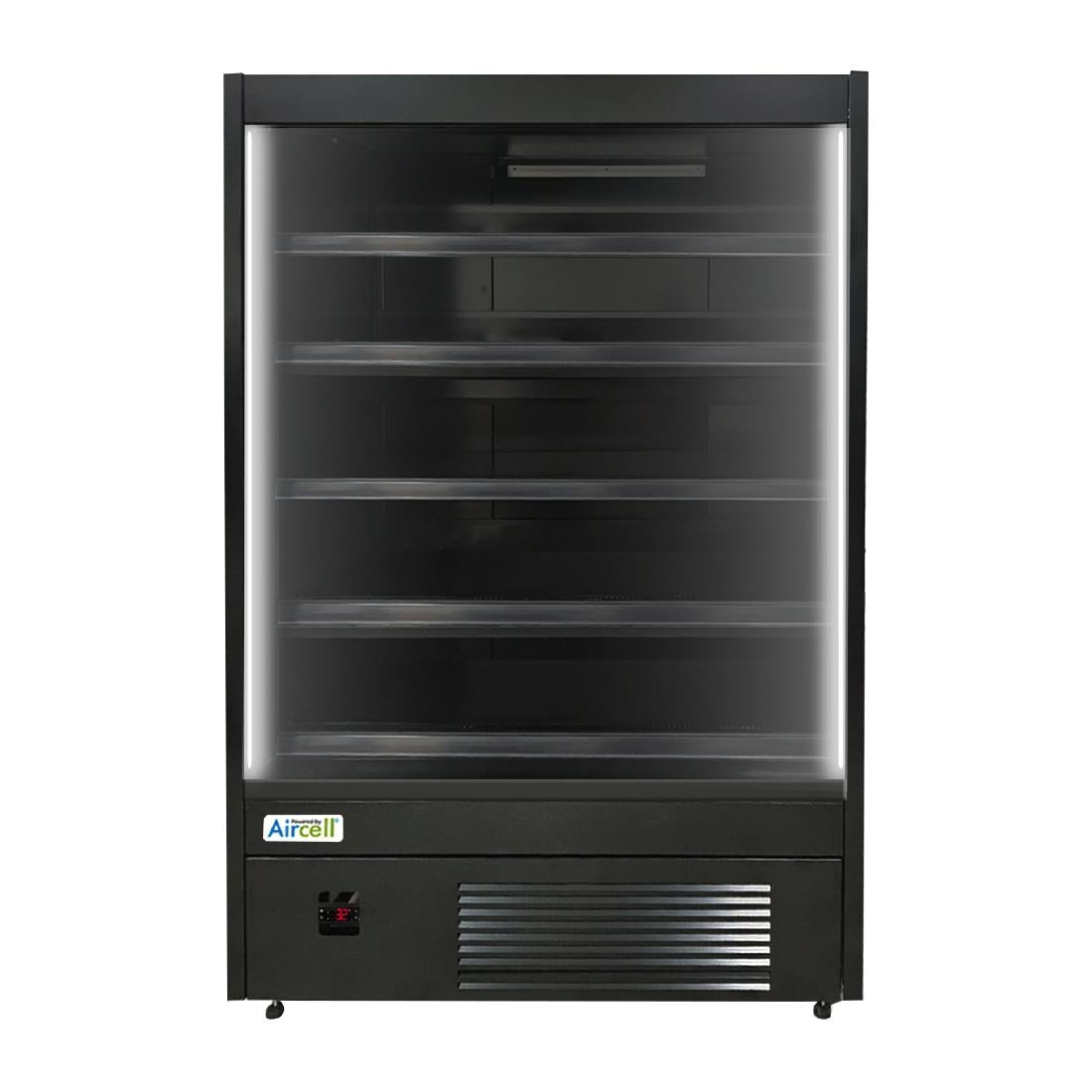 Aircell Bora Integral Multideck Display Fridge Black
