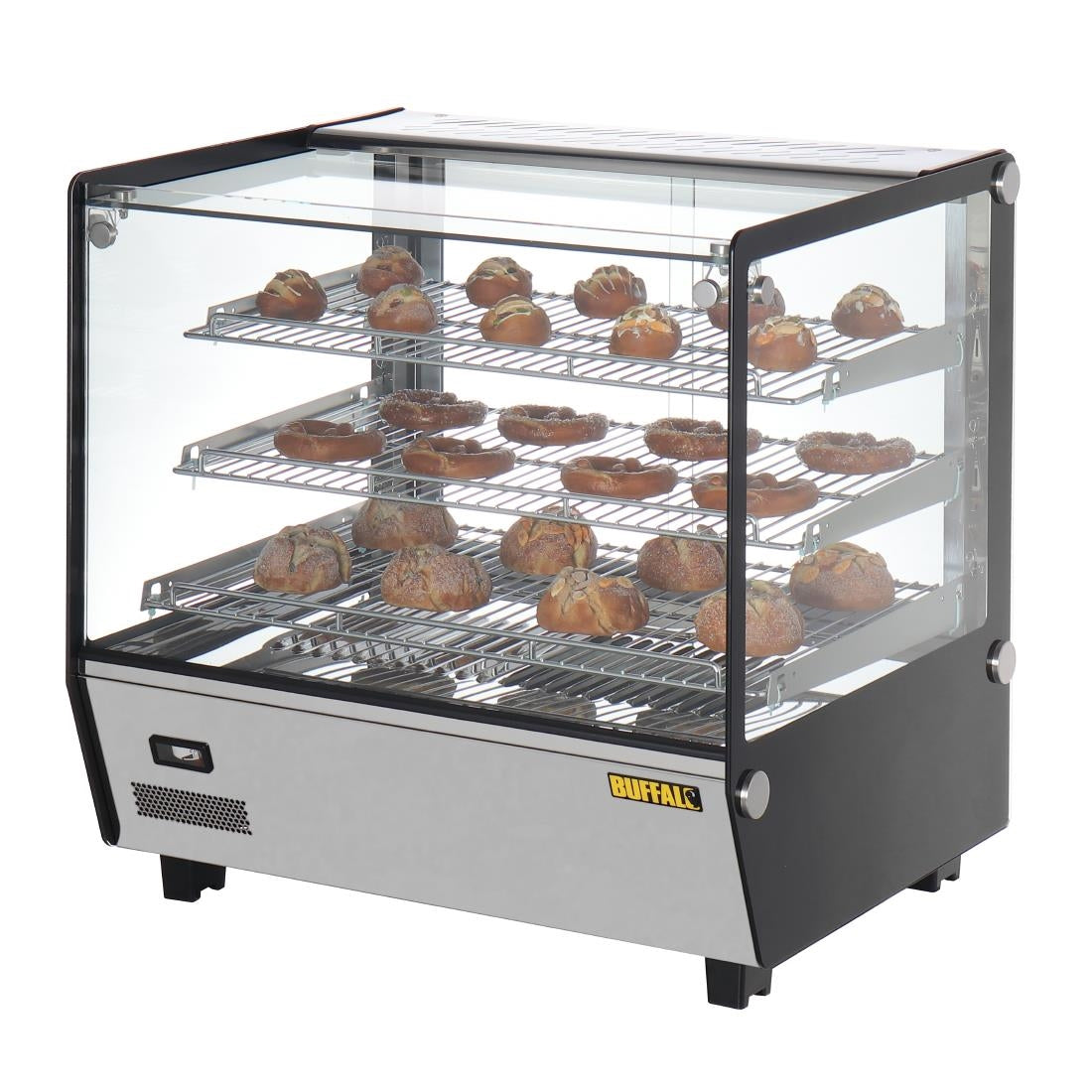 Buffalo Square Countertop Heated Display Merchandiser 120Ltr