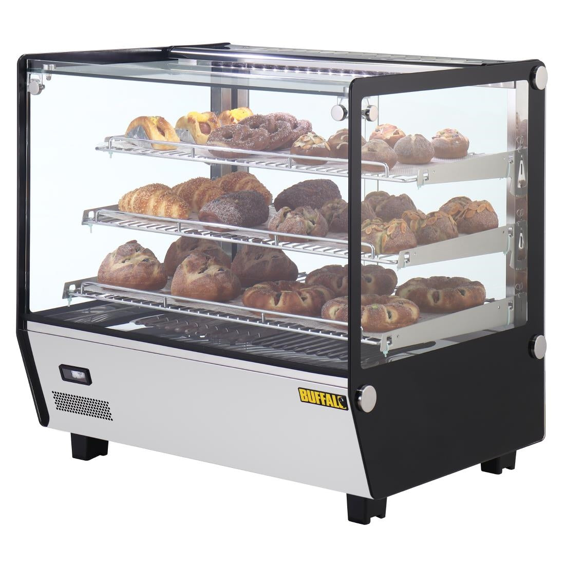 Buffalo Square Countertop Heated Display Merchandiser 120Ltr