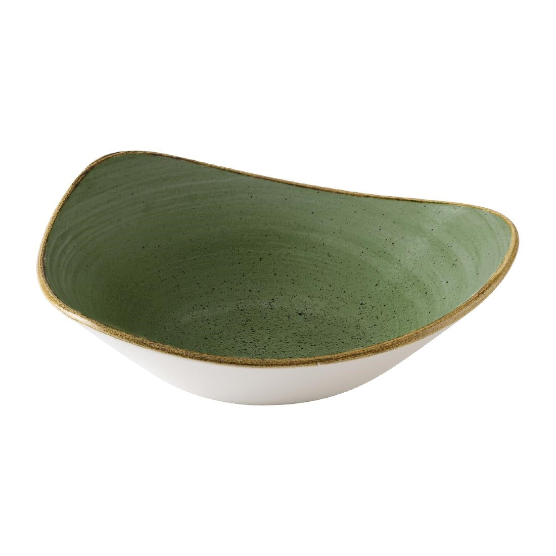 Churchill Stonecast Sorrel Green Lotus Bowls 228mm (12 Pack)