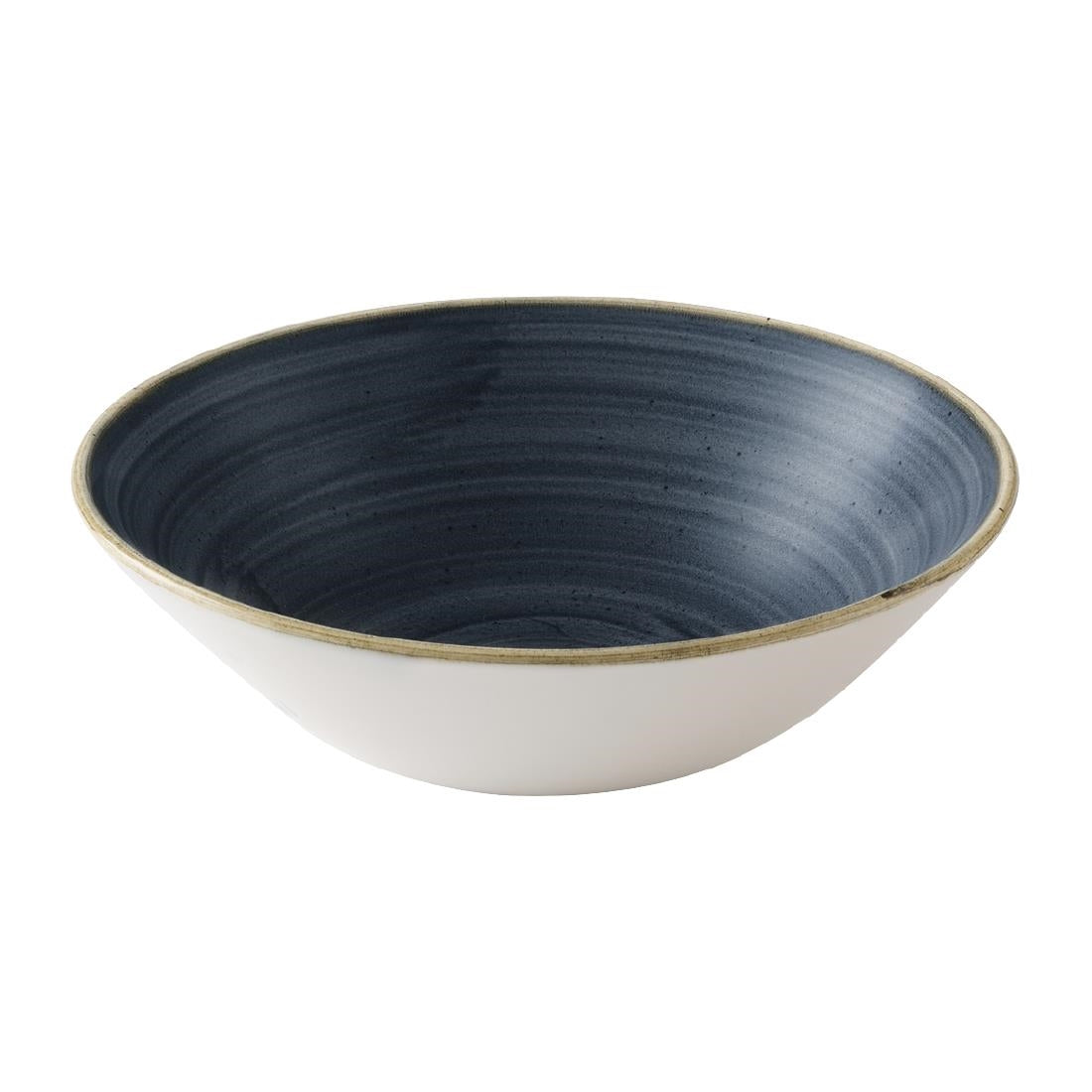 Churchill Stonecast Blueberry Deep Coupe Bowls 205mm (6 Pack)