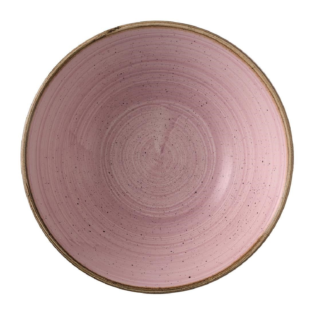 Churchill Stonecast Petal Pink Deep Coupe Bowls 180mm (6 Pack)