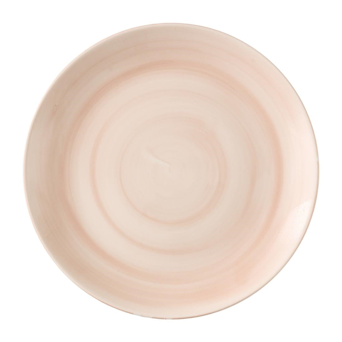 Churchill Stonecast Canvas Coral Evolve Coupe Plates 260mm (12 Pack)