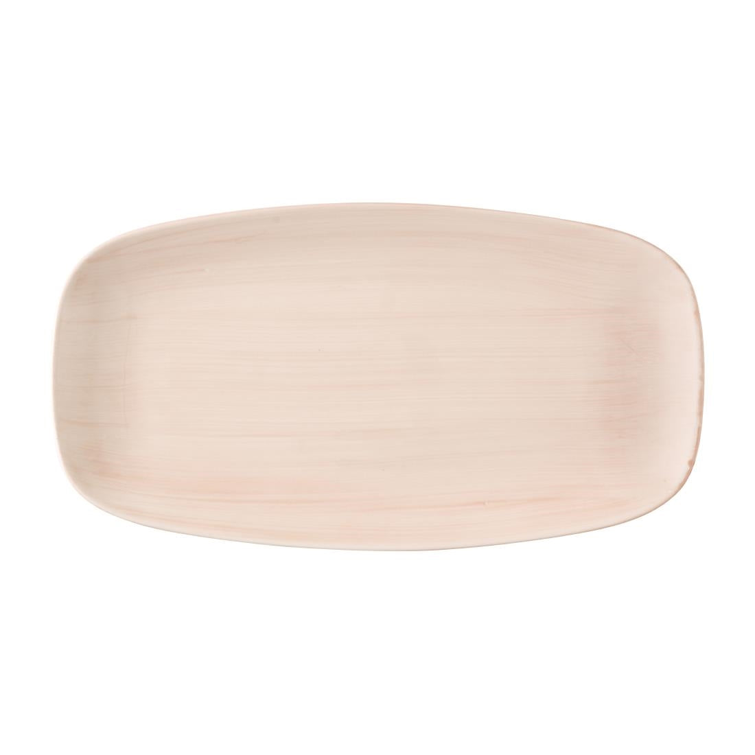 Churchill Stonecast Canvas Coral Chefs Oblong Plates 280 x 152mm (12 Pack)