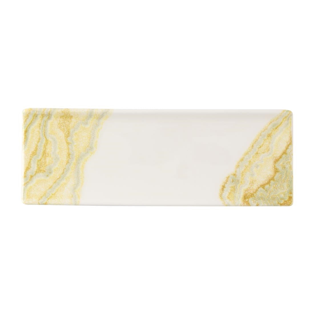 Churchill Tide Gold Oblong Plates 250x90mm (6 Pack)