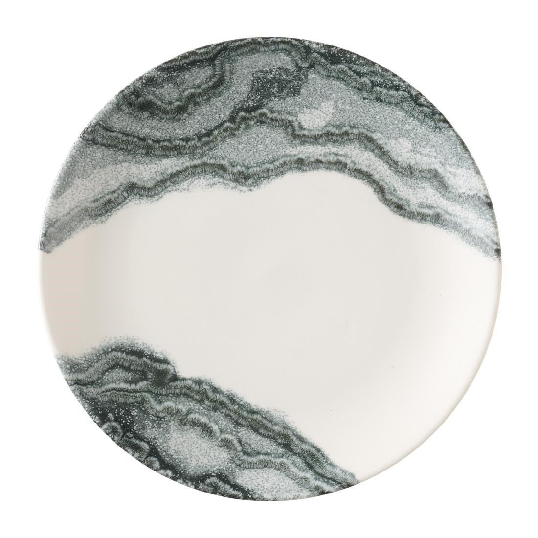 Churchill Tide Black Evolve Coupe Plates 165mm (12 Pack)