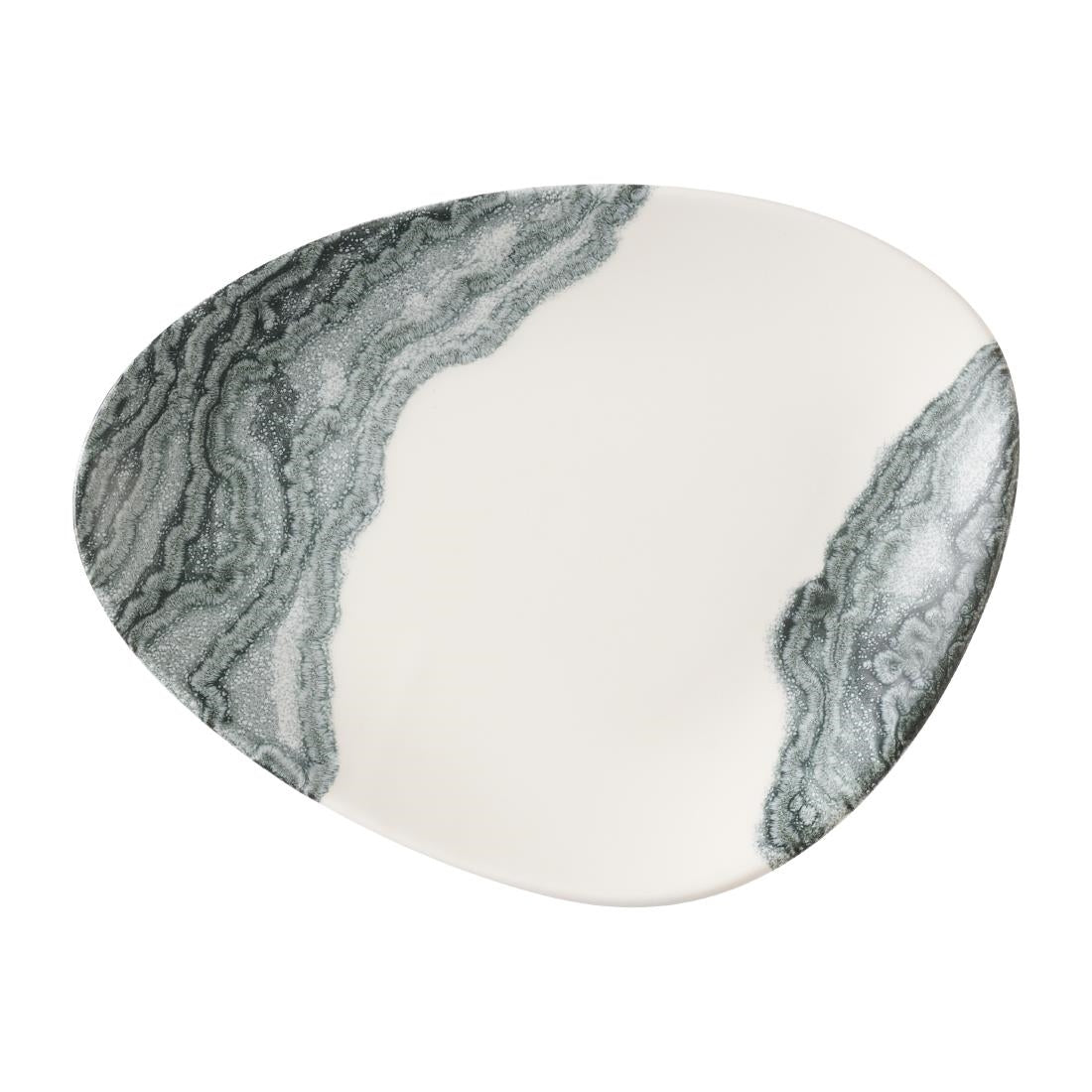 Churchill Tide Black Triangle Chefs Plates 255 x 203mm (12 Pack)