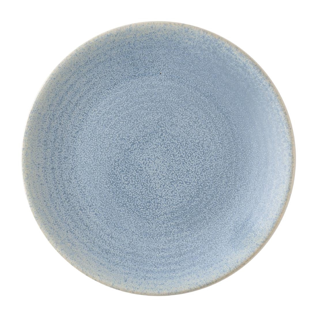 Dudson Evo Azure Coupe Plates Blue 229mm (6 Pack)