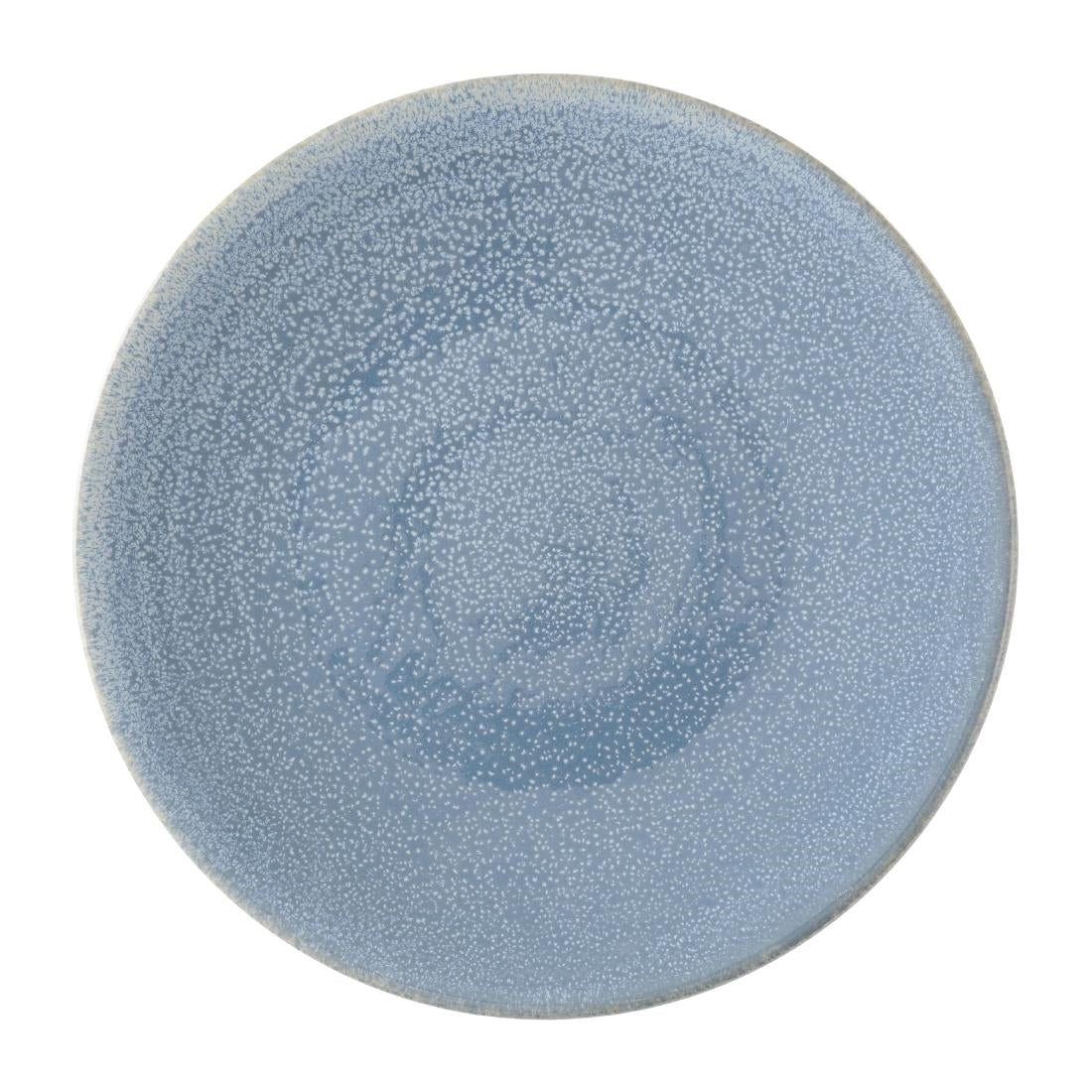 Dudson Evo Azure Coupe Plates Blue 162mm (6 Pack)