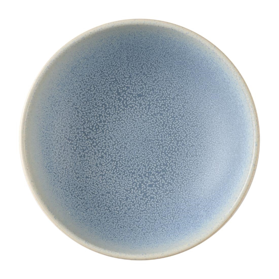 Dudson Evo Azure Rice Bowls Blue 180mm (6 Pack)