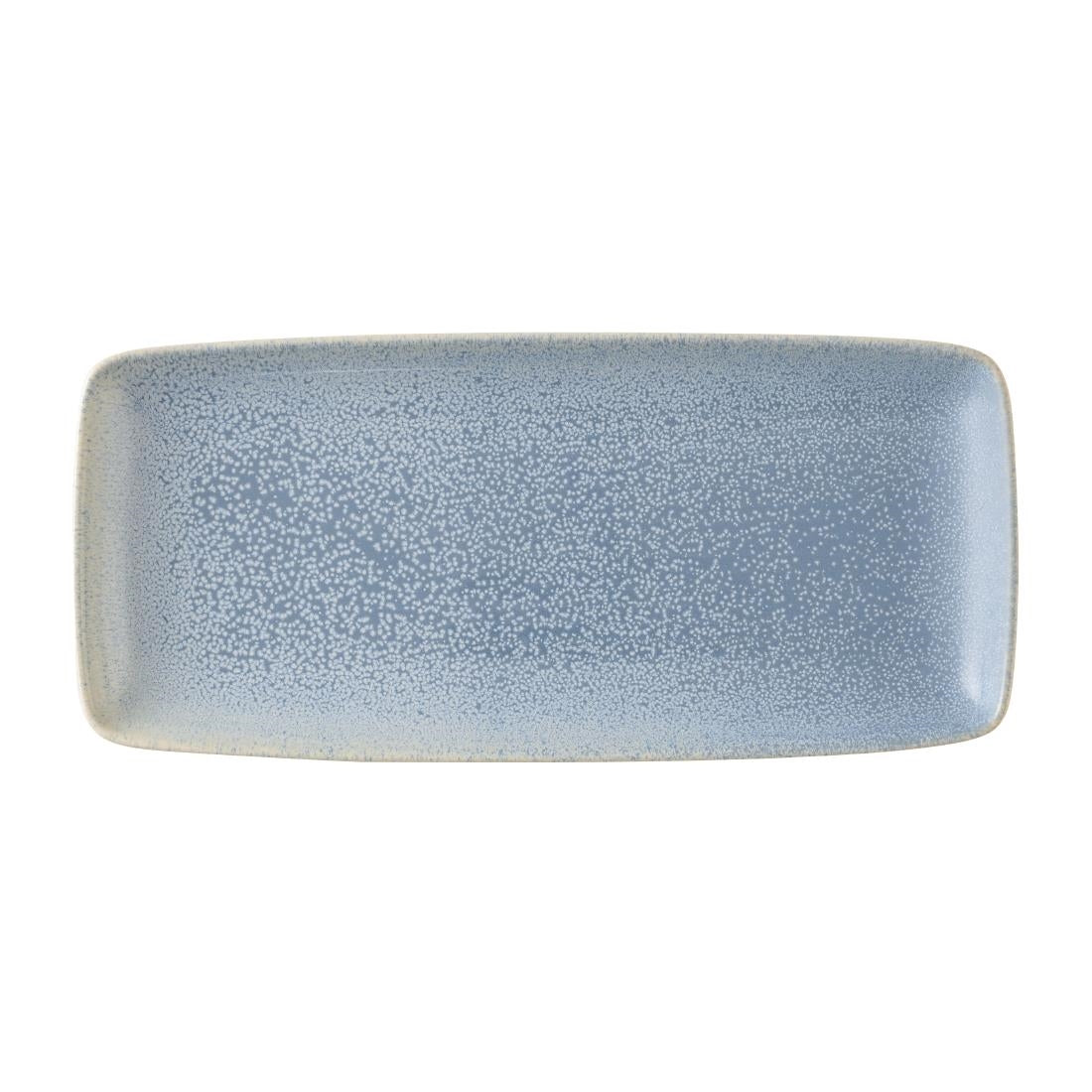 Dudson Evo Azure Rectangular Platters Blue 254x101mm (6 Pack)