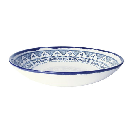 Dudson Harvest Moresque Coupe Bowls Blue 248mm (12 Pack)