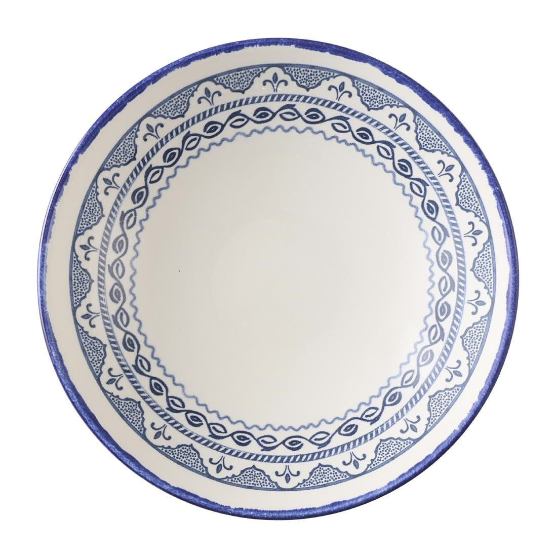 Dudson Harvest Moresque Coupe Bowls Blue 185mm (12 Pack)