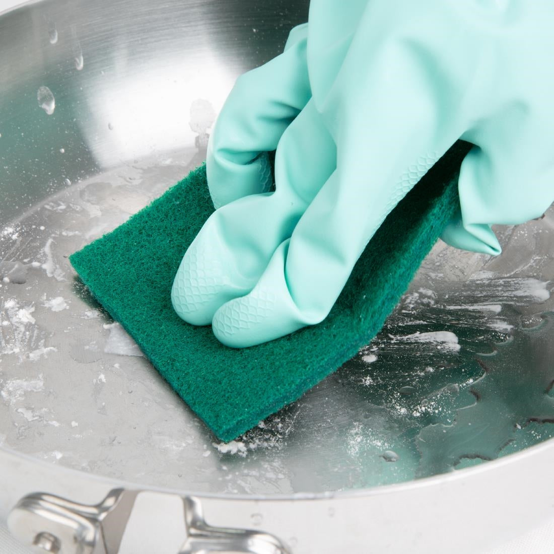 Jantex Small Scouring Pads - Green (10 Pack)