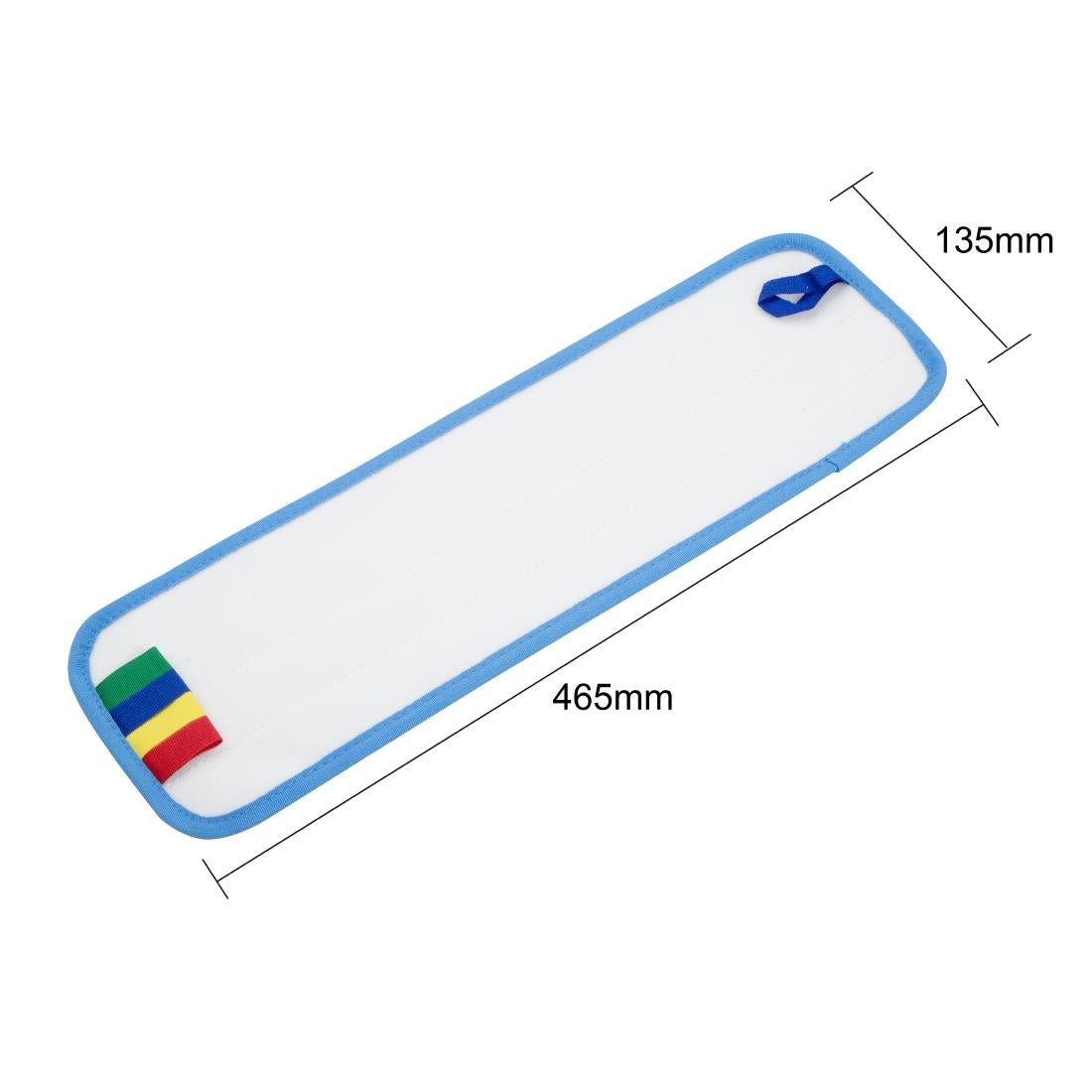 Jantex Connect Flat Mop Head Microfibre Pad 400mm