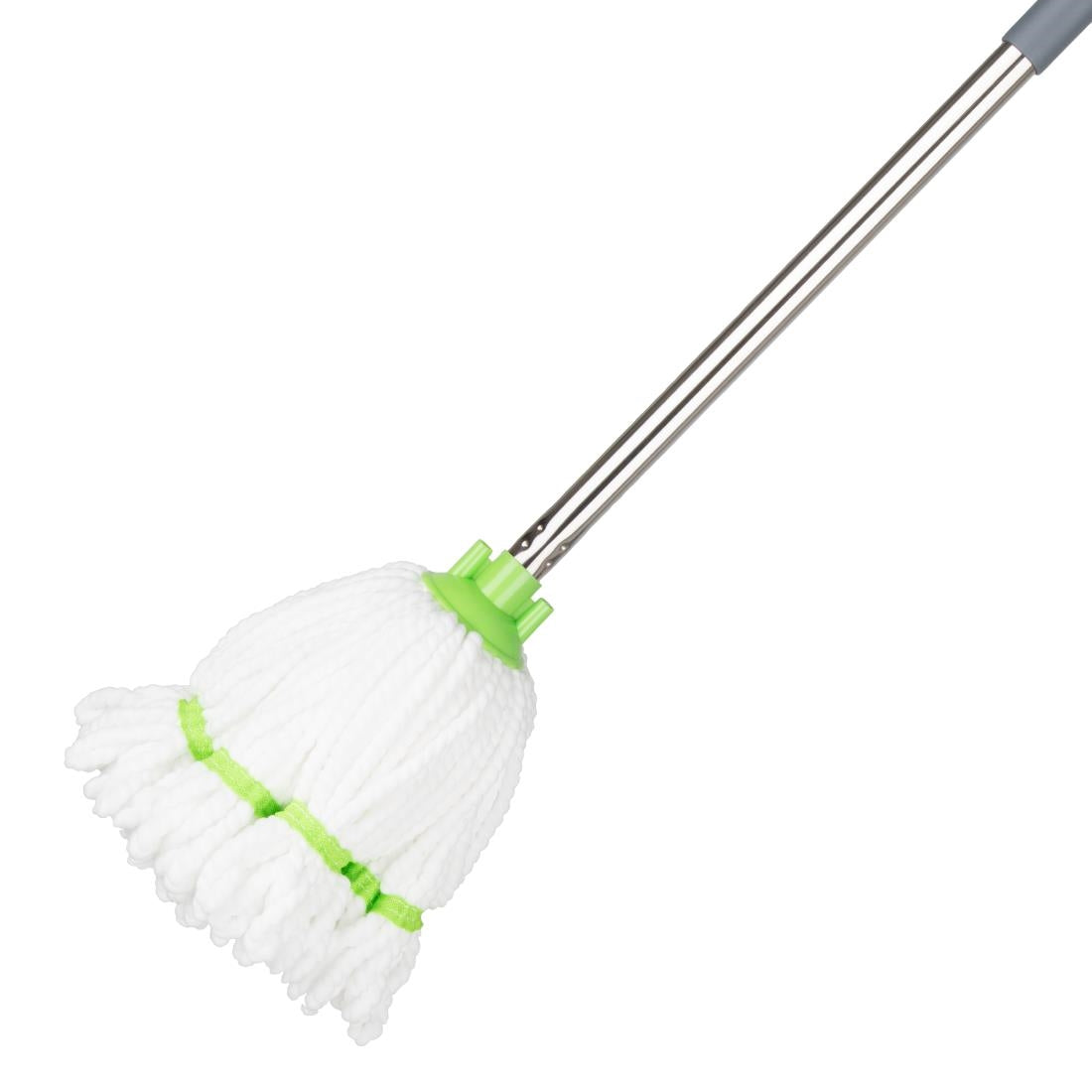 Jantex Connect Microfibre Mop Head Green Stripe 150g