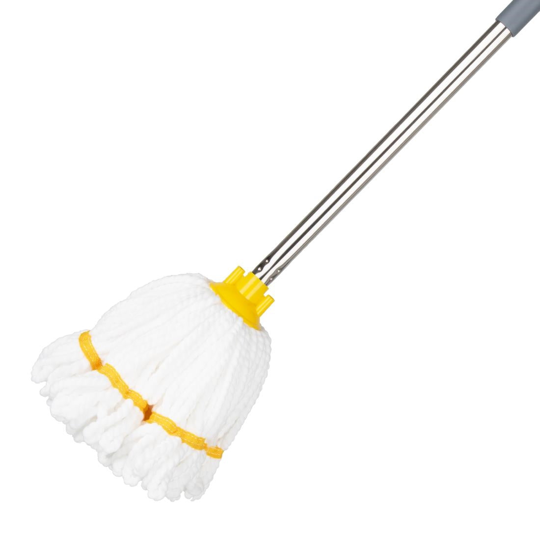 Jantex Connect Microfibre Mop Head Yellow Stripe 150g