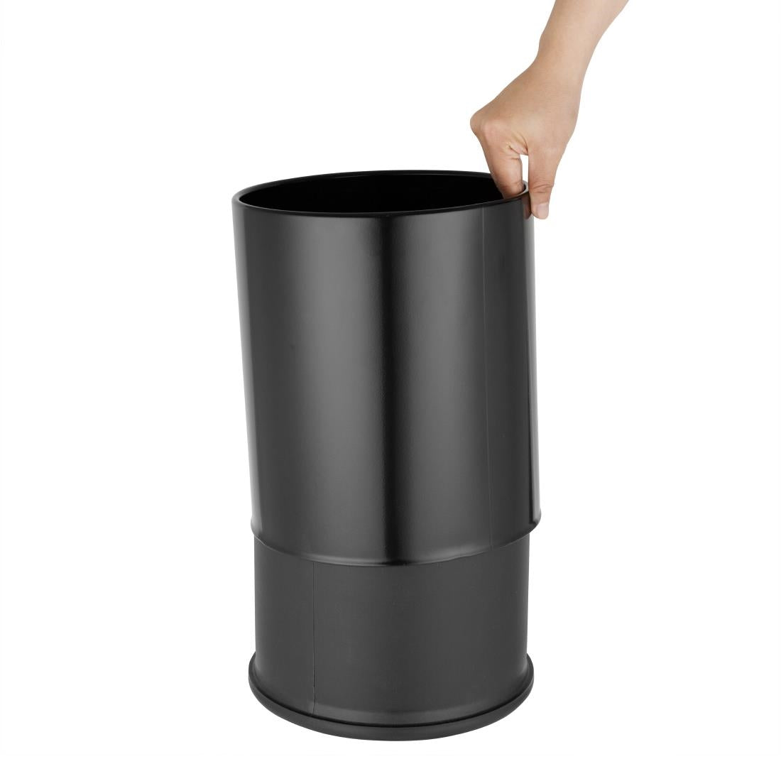 Bolero 2 Compartment Hotel Bin Black