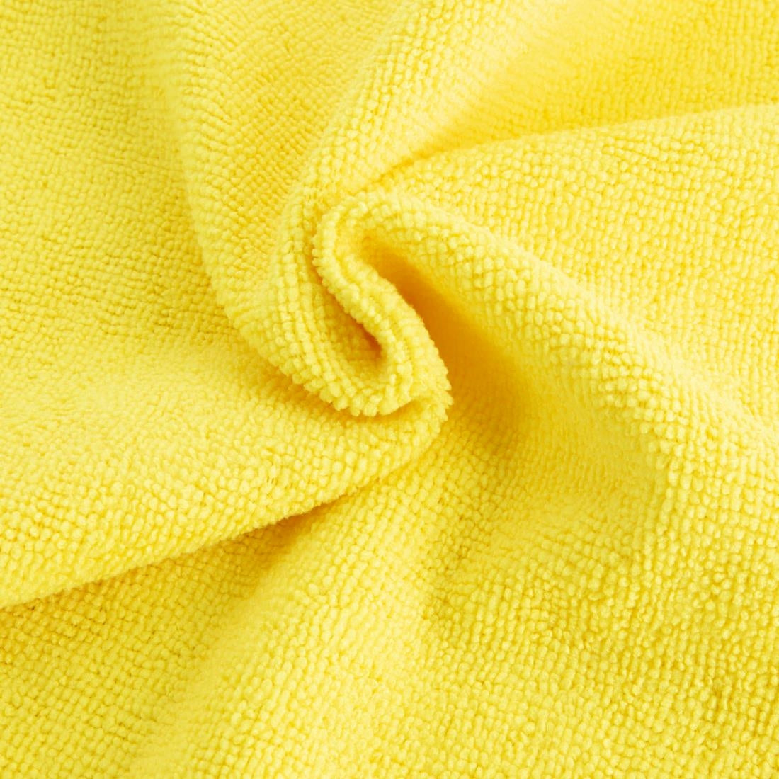 Jantex Microfibre Cloths Yellow (5 Pack)