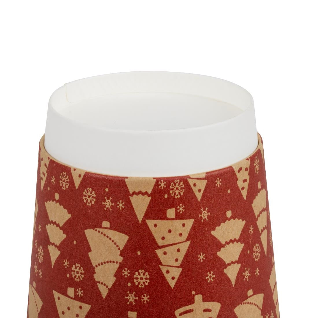 Fiesta Recyclable Christmas Hot Cup Double Wall 12oz (500 Pack)