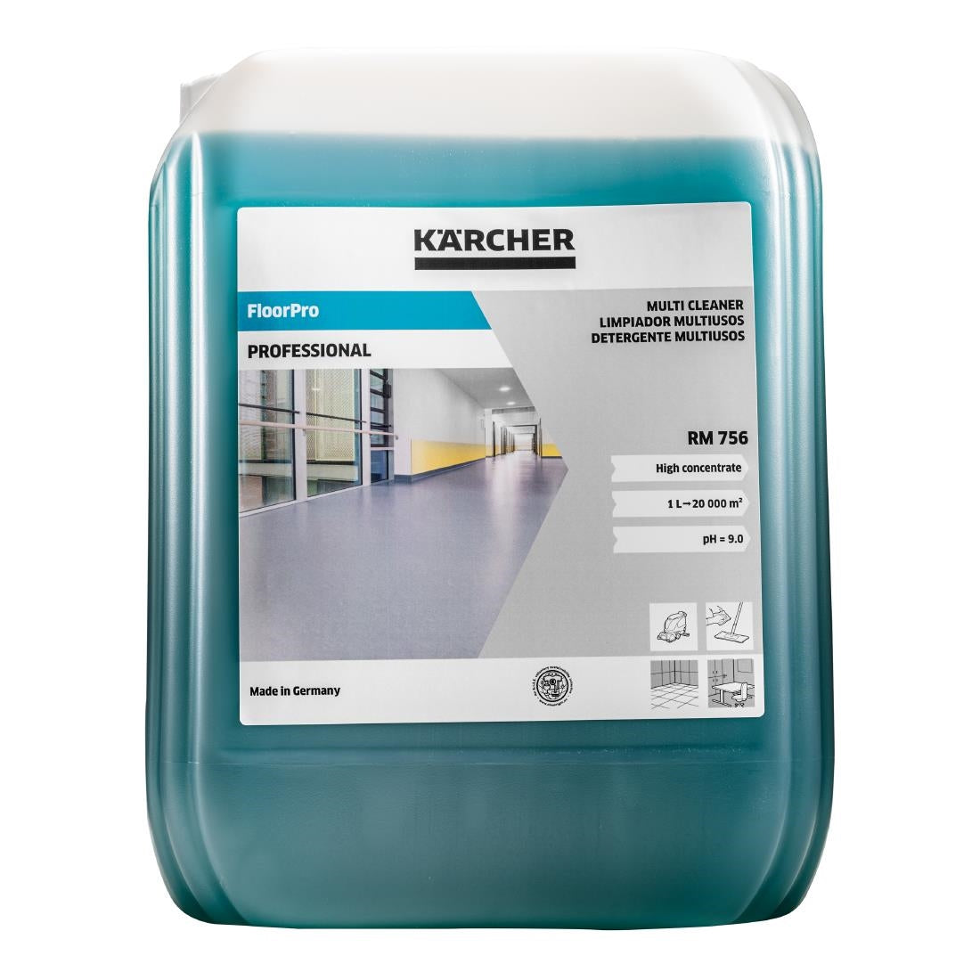 Karcher FloorPro Multi Cleaner RM 756 10Ltr