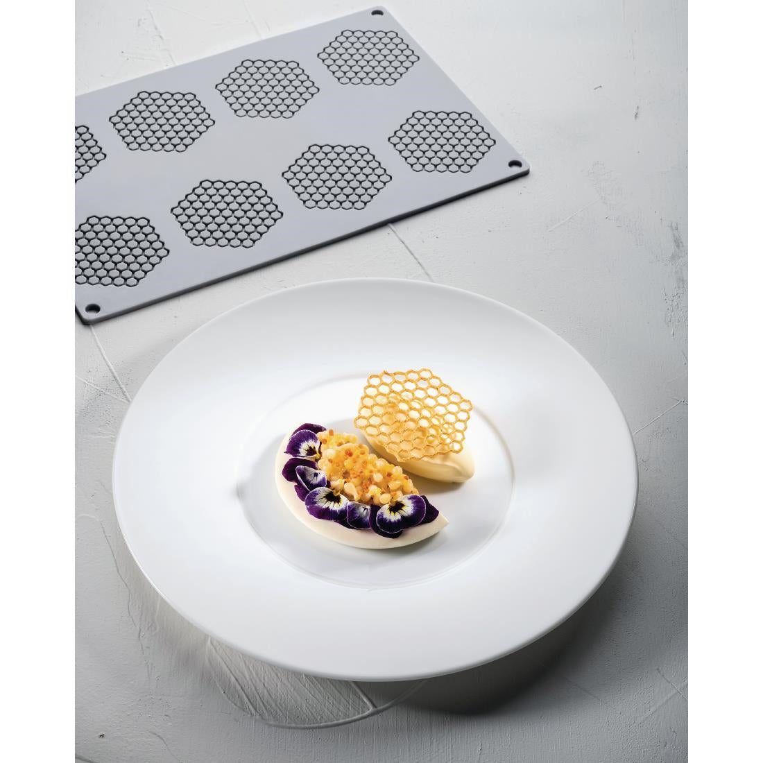 Pavoni Silicone Honey Comb Mould 300x200mm