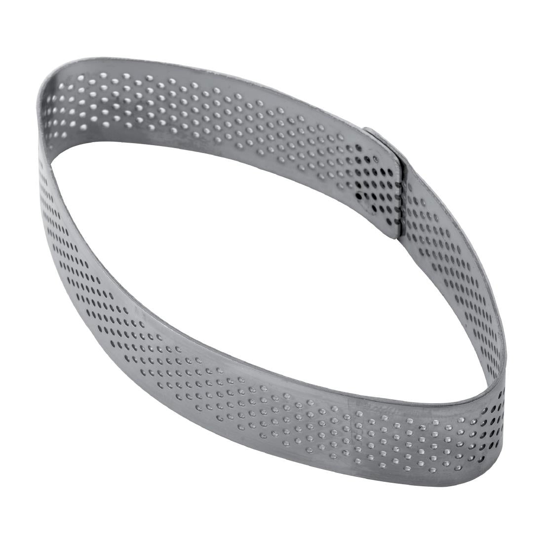 Pavoni Elliptic Stainless Steel Mould 100x55x20mm