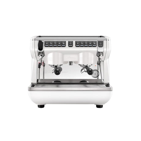 Nuova Simonelli Appia Compact 2 Group Coffee Machine with Autosteam Wand White