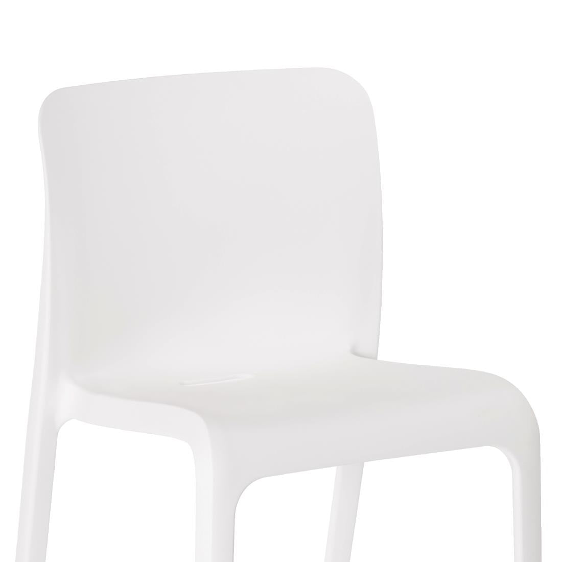 Origin POP Chair Traffic White 480x500x790mm (2 Pack)