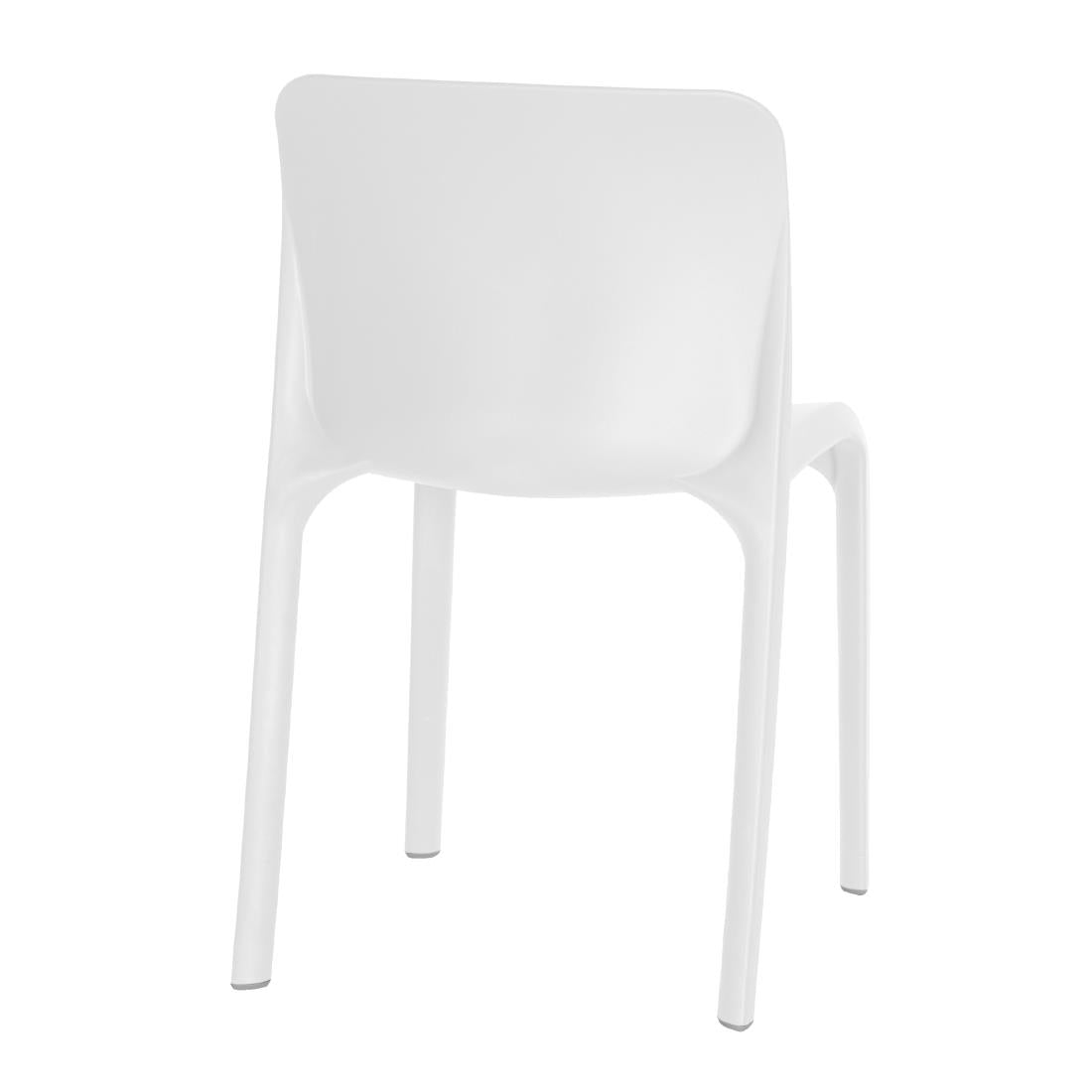 Origin POP Chair Traffic White 480x500x790mm (2 Pack)