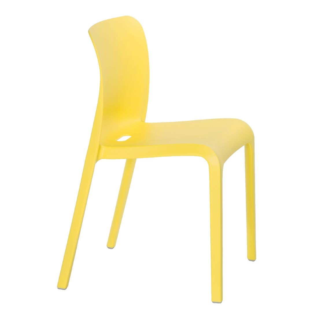Origin POP Chair Sulfur Yellow 480x500x790mm (2 Pack)