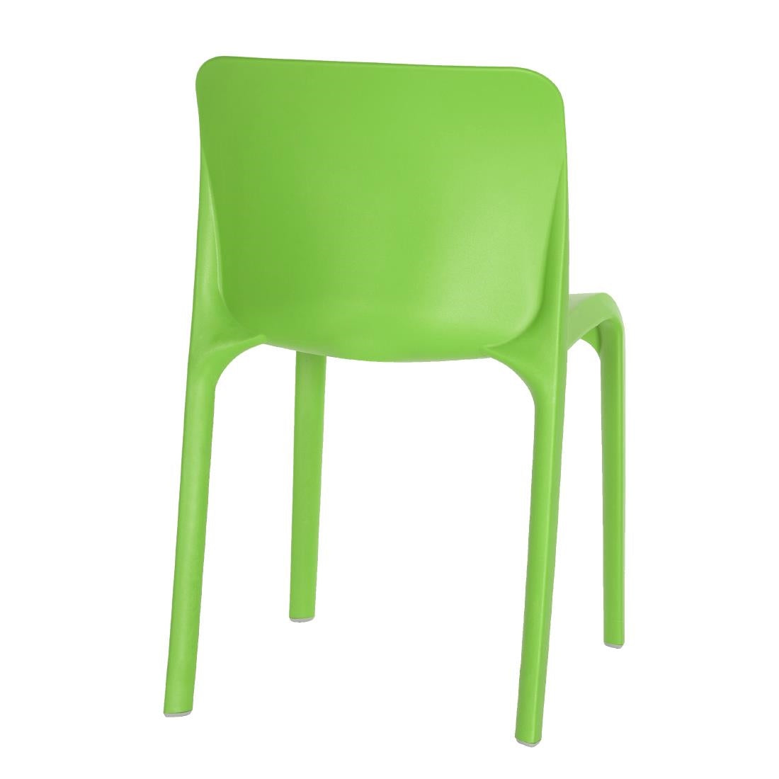 Origin POP Chair Bright Green 480x500x790mm (2 Pack)