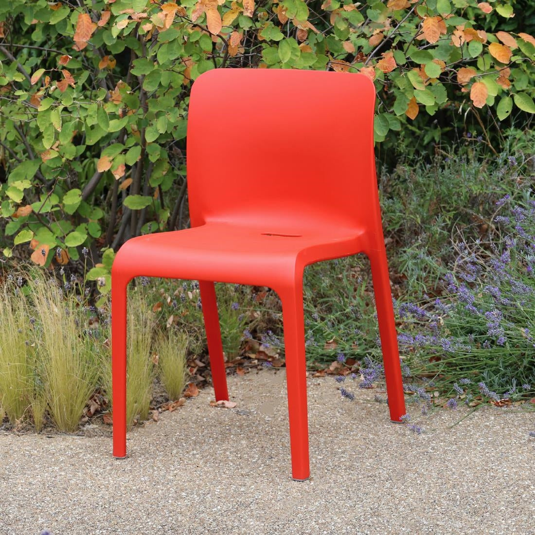 Origin POP Chair Pure Red 480x500x790mm (2 Pack)