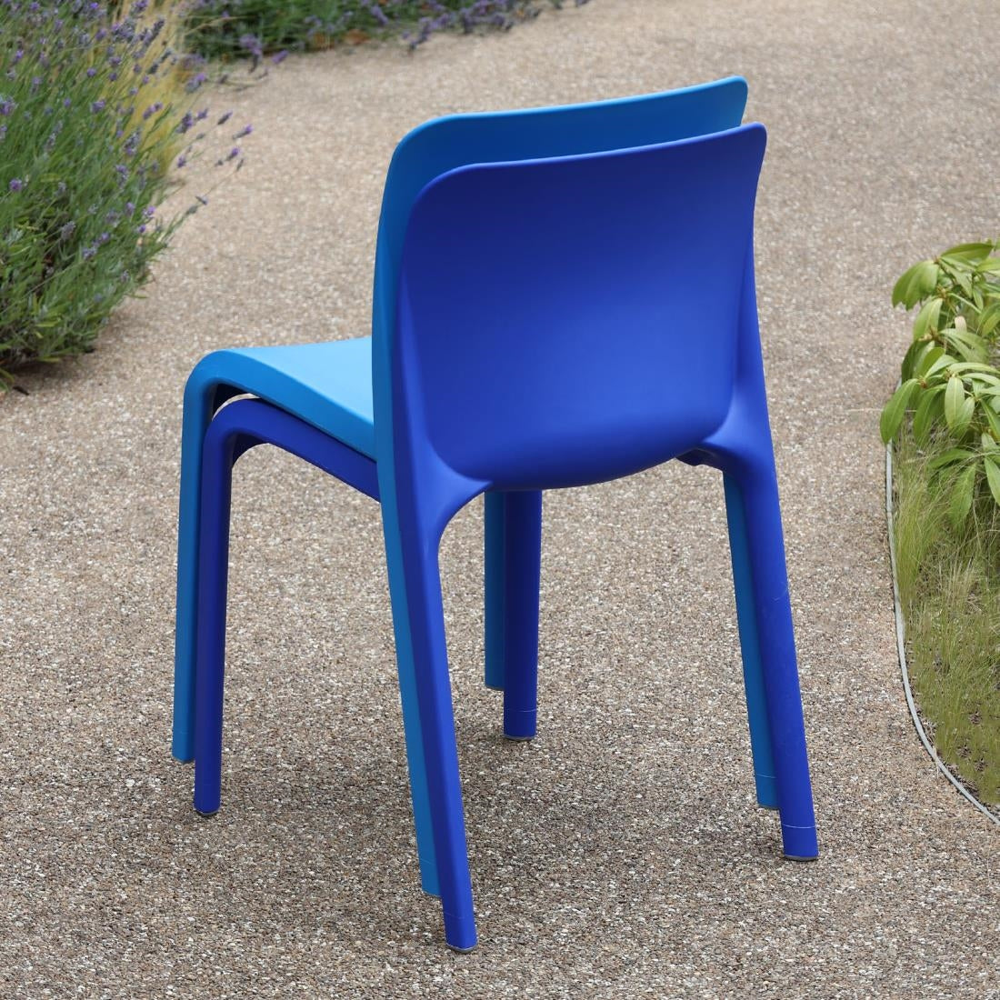 Origin POP Chair Marine Blue 480x500x790mm (2 Pack)