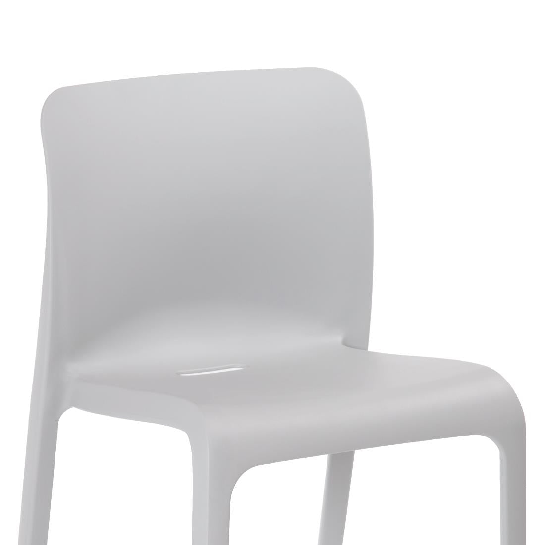 Origin POP Chair Signal Grey 480x500x790mm (2 Pack)