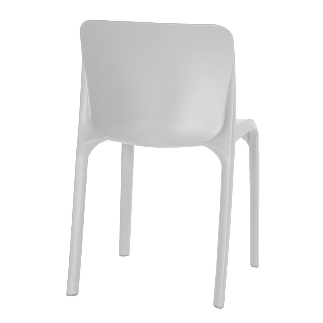 Origin POP Chair Signal Grey 480x500x790mm (2 Pack)