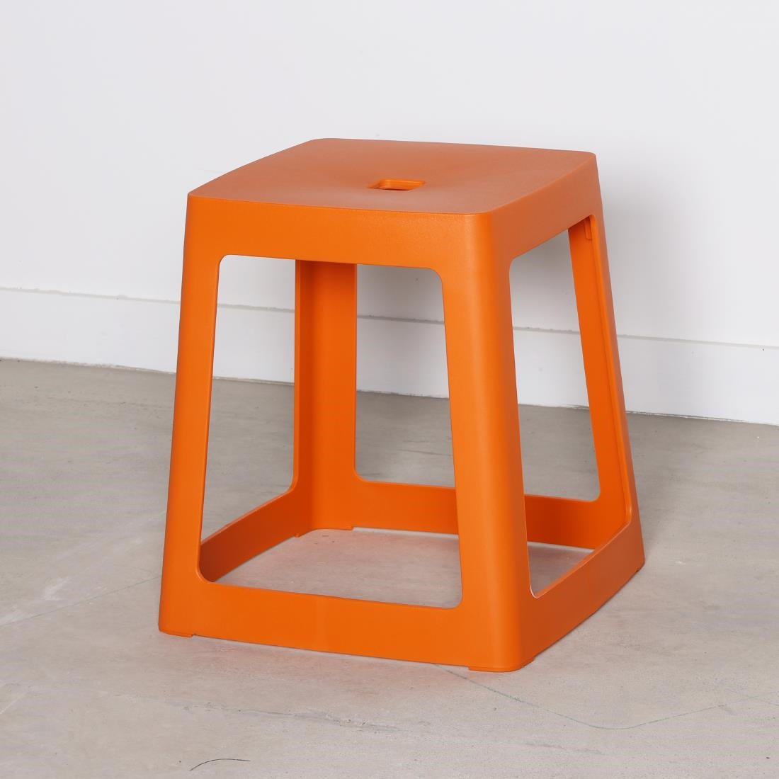 Origin Base Stool Signal Orange 400x400x440mm (2 Pack)