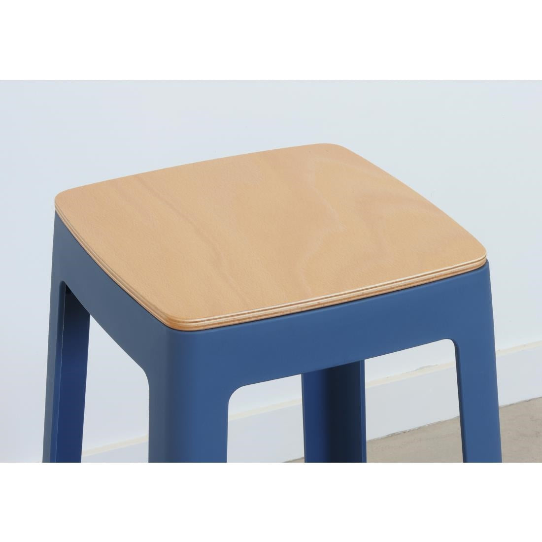 Origin Base Stool Violet Blue 400x400x440mm (2 Pack)