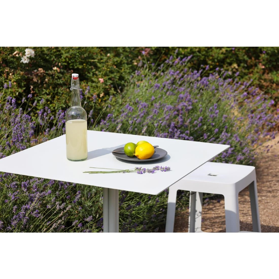 Origin Base Stool Light Grey 400x400x440mm (2 Pack)