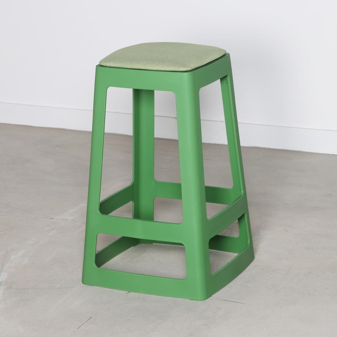 Origin Base Mid Stool May Green 430x430x650mm (2 Pack)