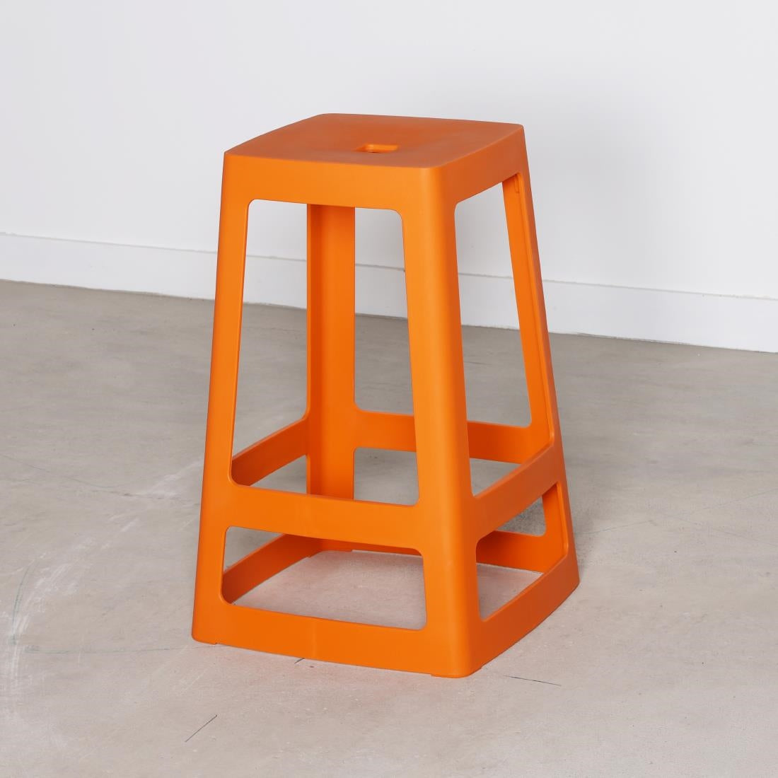 Origin Base Mid Stool Signal Orange 430x430x560mm (2 Pack)