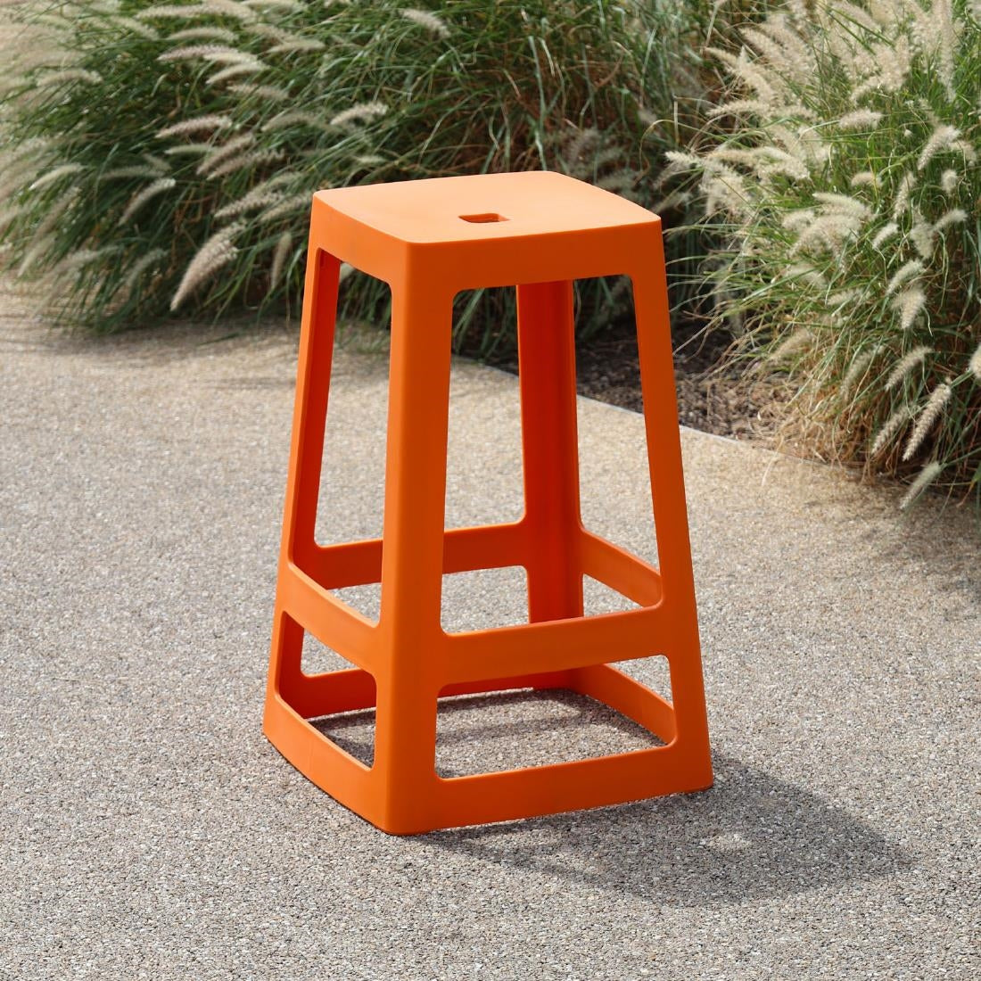 Origin Base Mid Stool Signal Orange 430x430x560mm (2 Pack)