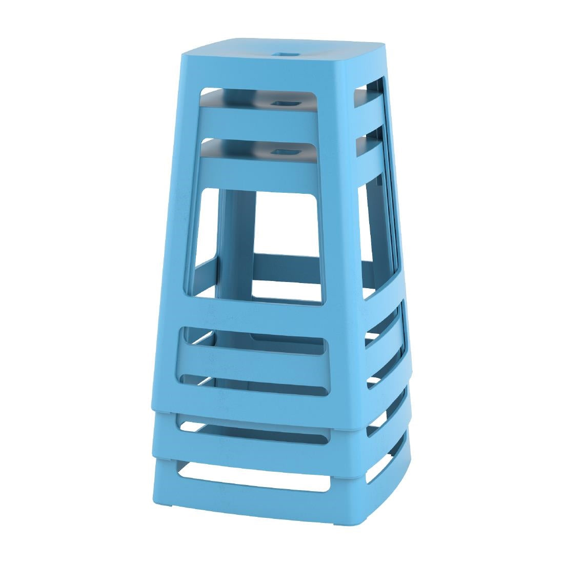 Origin Base Mid Stool Pastel Blue 430x430x560mm (2 Pack)