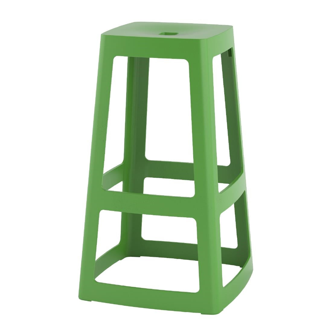 Origin Base High Stool May Green 450x450x750mm (2 Pack)