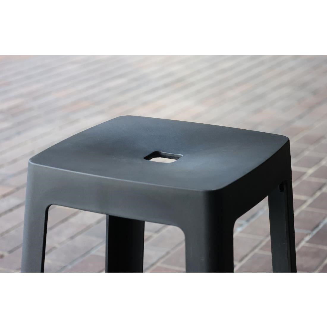 Origin Base High Stool Mouse Grey 450x450x750mm (2 Pack)