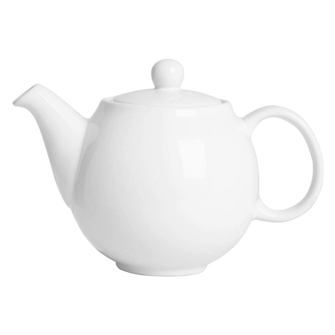 Olympia Cafe Teapots White 450ml (2 Pack)