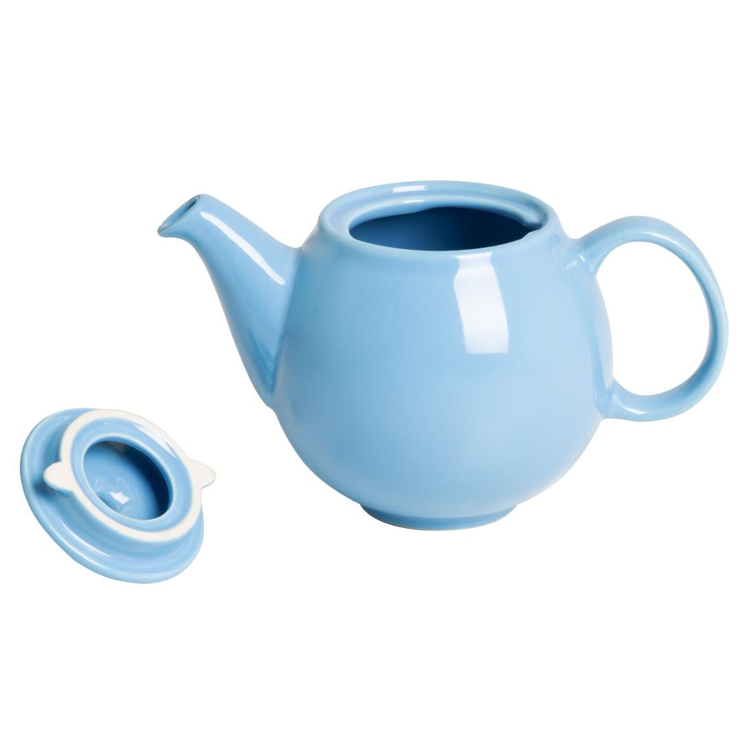 Olympia Cafe Teapots Blue 450ml (2 Pack)