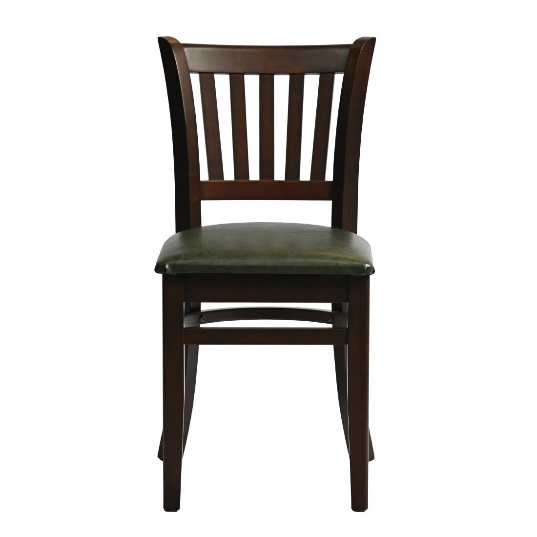 Manhattan Dining Chairs in Dark Walnut with Bison Cedar Seat (2 Pack)
