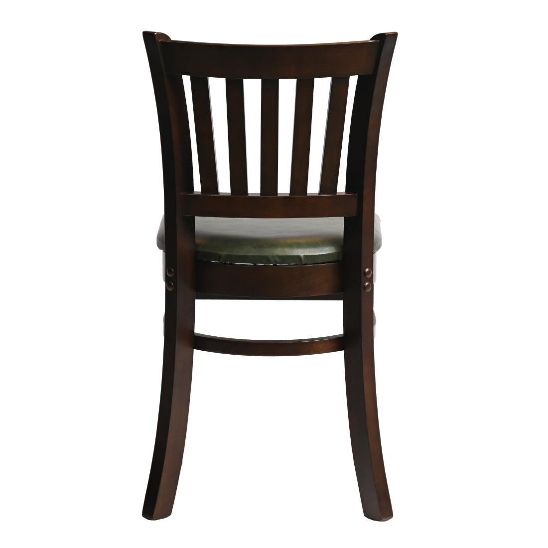 Manhattan Dining Chairs in Dark Walnut with Bison Cedar Seat (2 Pack)